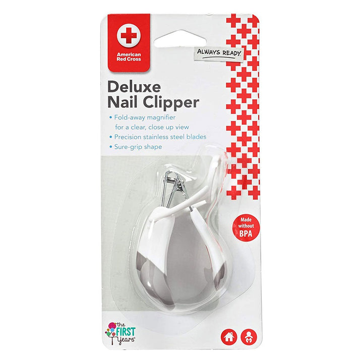 The First Years American red cross Deluxe Baby Nail Clipper With Magnifier For Baby - Easy Pharmacy LLC