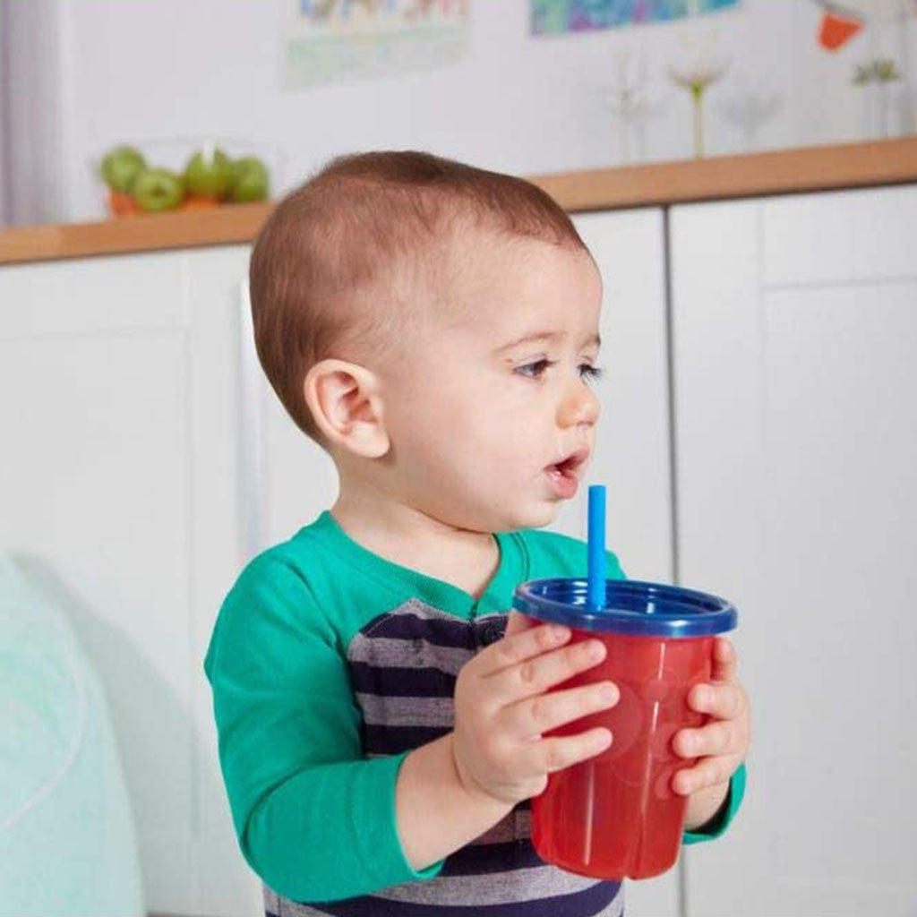 The First Years Take & Toss Spill-Free Straw Cups For 18+ Months 296ml, Assorted, Pack of 4's - Easy Pharmacy LLC