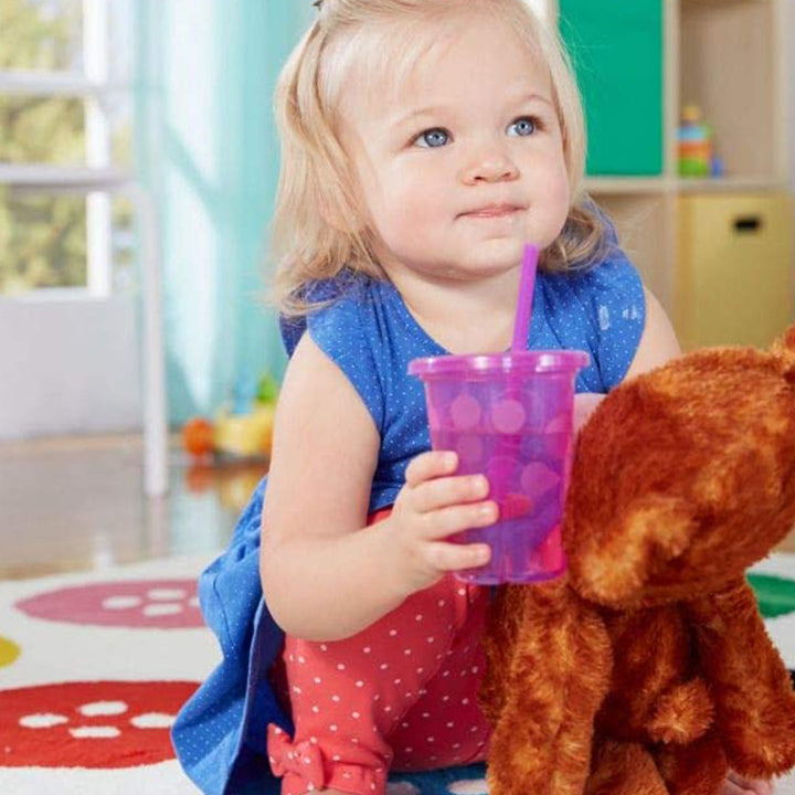 The First Years Take & Toss Spill-Free Straw Cups For 18+ Months 296ml, Assorted, Pack of 4's - Easy Pharmacy LLC