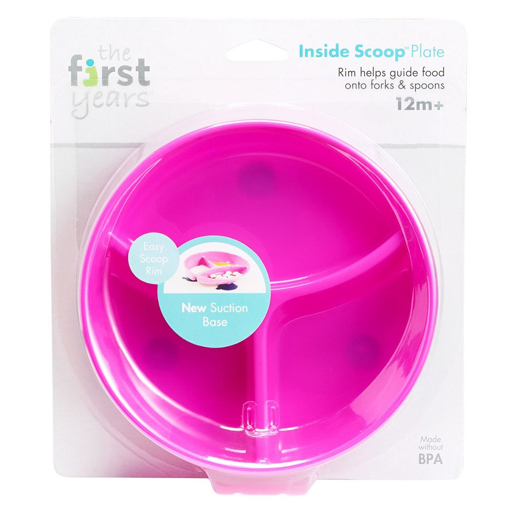 The First Years Inside Scoop Suction Sectioned Plate, Assorted Pack of 1's - Easy Pharmacy LLC