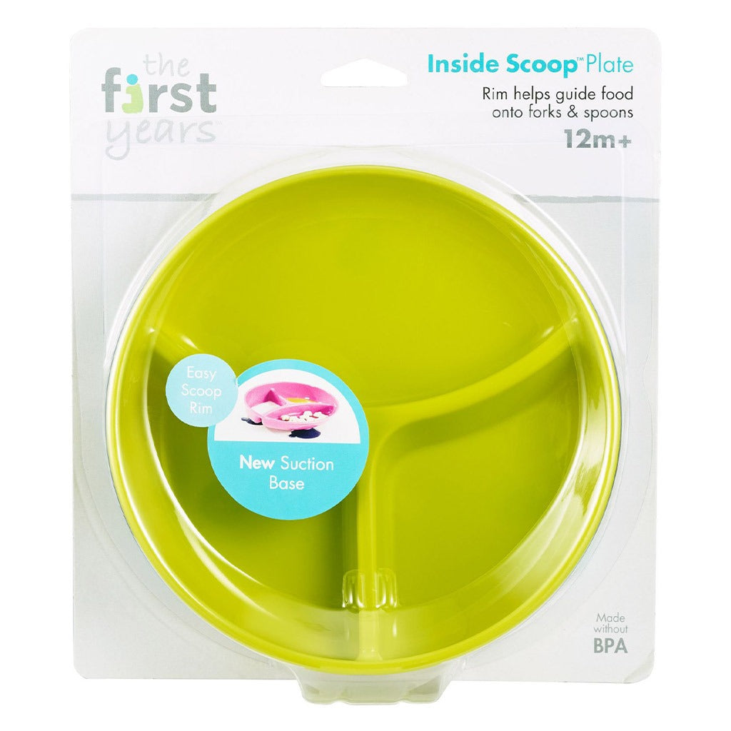 The First Years Inside Scoop Suction Sectioned Plate, Assorted Pack of 1's - Easy Pharmacy LLC