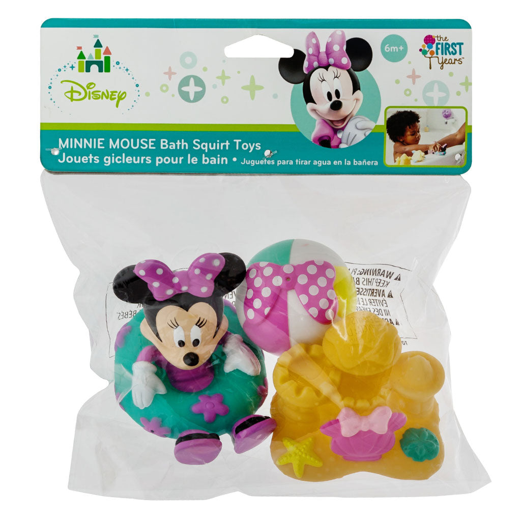 The First Years Disney Minnie Mouse Bath Squirt Toys, Pack of 3's - Easy Pharmacy LLC