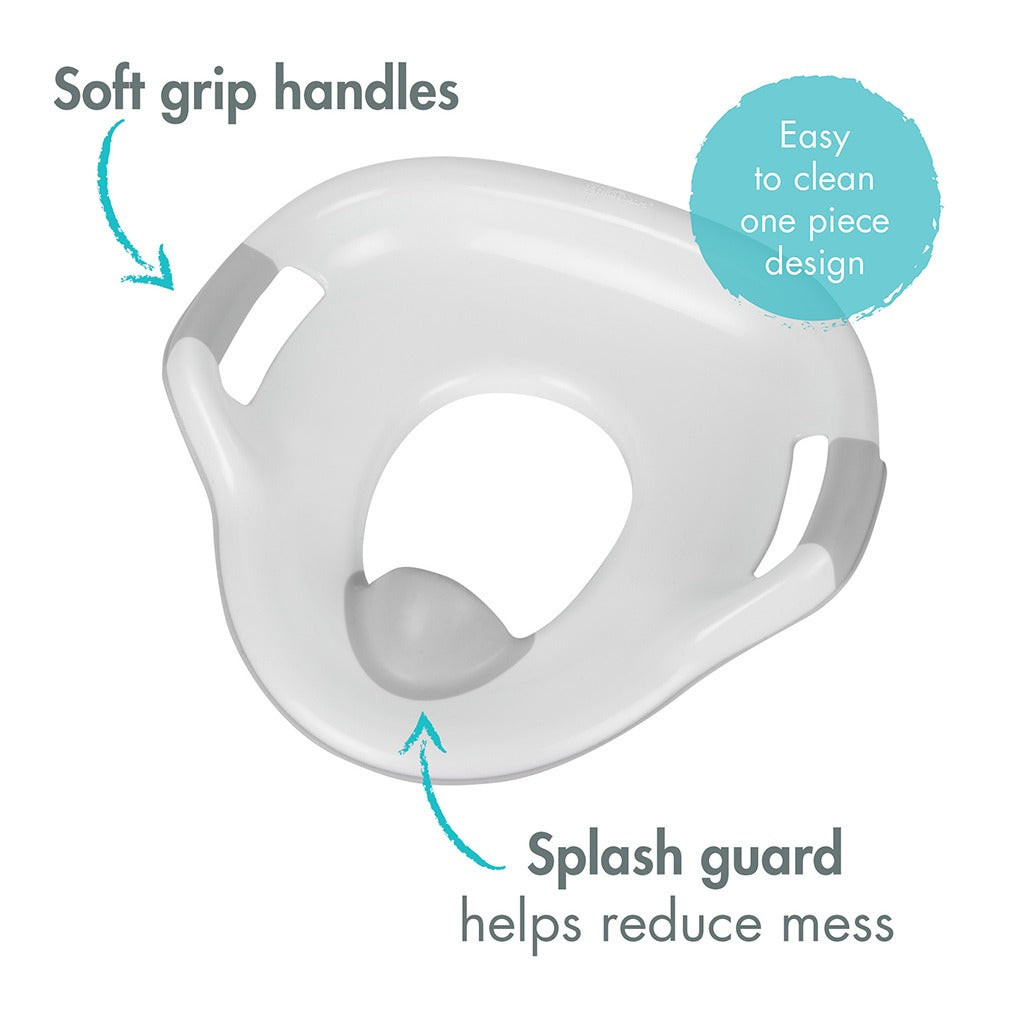 The First Years Soft Grip Trainer Potty Seat - Gray - Easy Pharmacy LLC