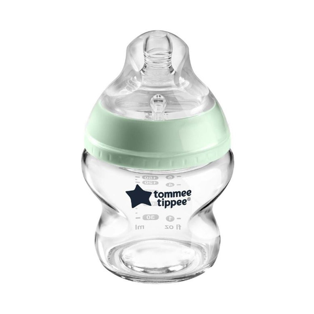 Tommee Tippee Closer To Nature Glass Feeding Bottle For 0 Months+ Babies 150ml - Easy Pharmacy LLC