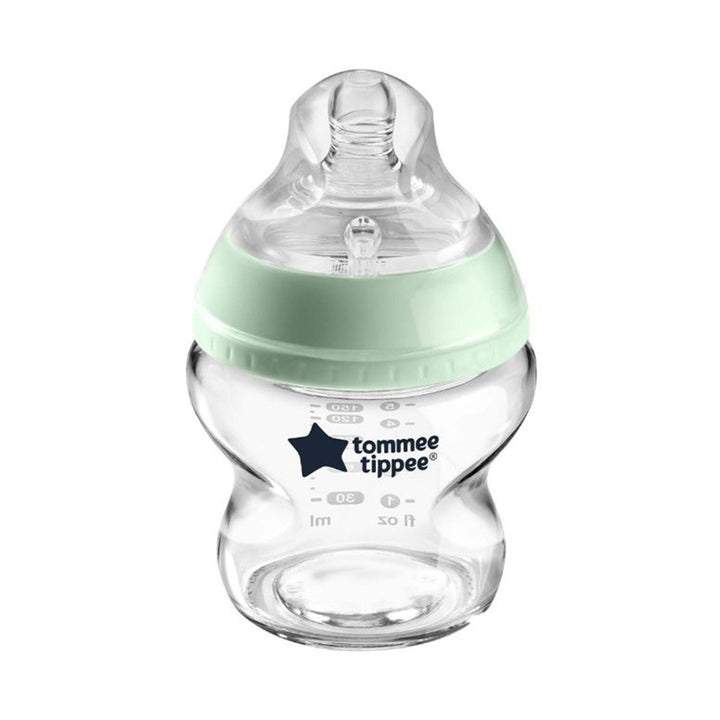 Tommee Tippee Closer To Nature Glass Feeding Bottle For 0 Months+ Babies 150ml - Easy Pharmacy LLC