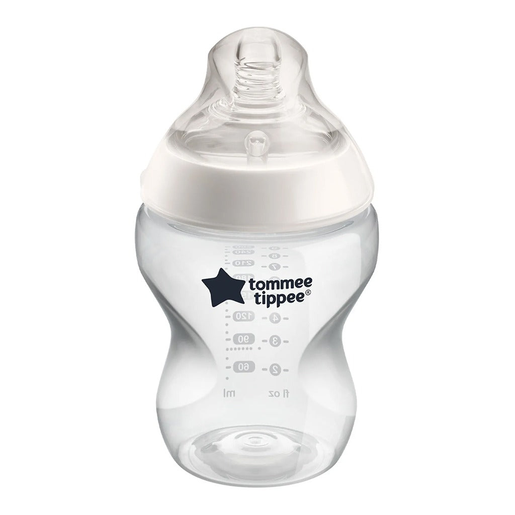 Tommee Tippee Closer To Nature Baby Feeding Bottle For 0 Months+ Babies 260ml - Easy Pharmacy LLC