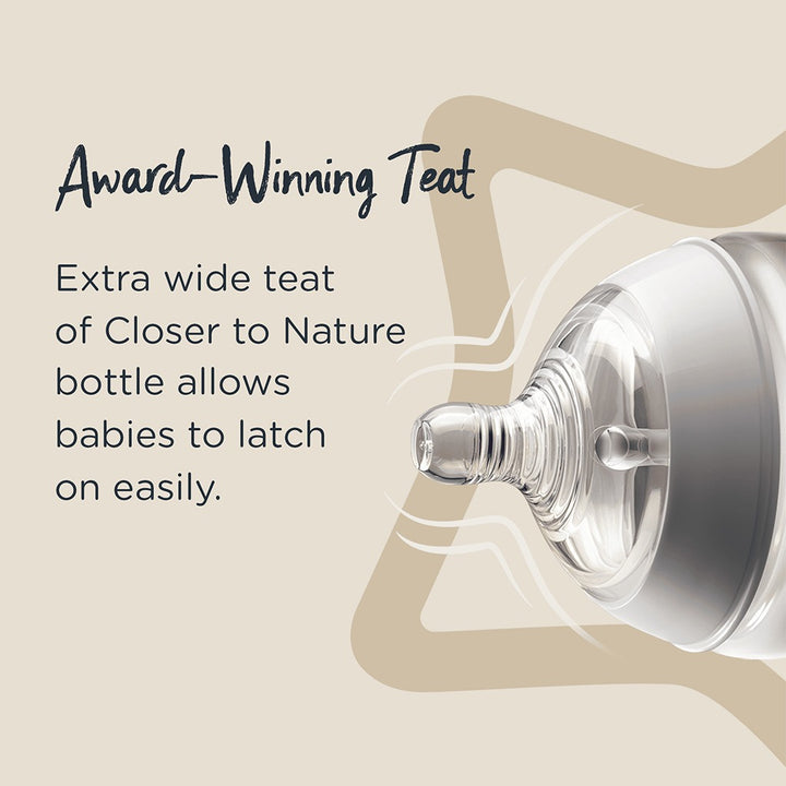 Tommee Tippee Closer To Nature Feeding Bottle Boy 340ml-Pack Of 2 - Easy Pharmacy LLC