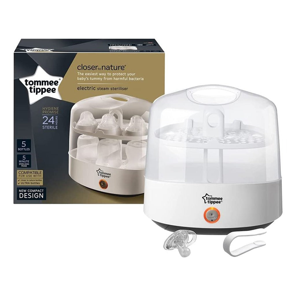 Tommee Tippee Closer To Nature Electric Steam Steriliser-White - Easy Pharmacy LLC