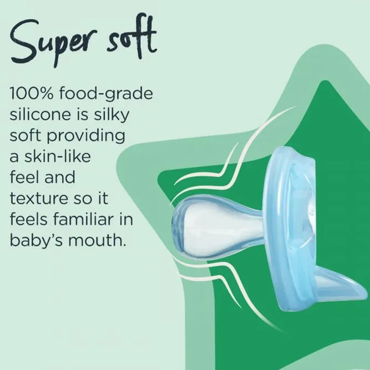 Tommee Tippee Ultra-Light Silicone Soother For 0-6 Months Babies-Pack Of 2 - Easy Pharmacy LLC
