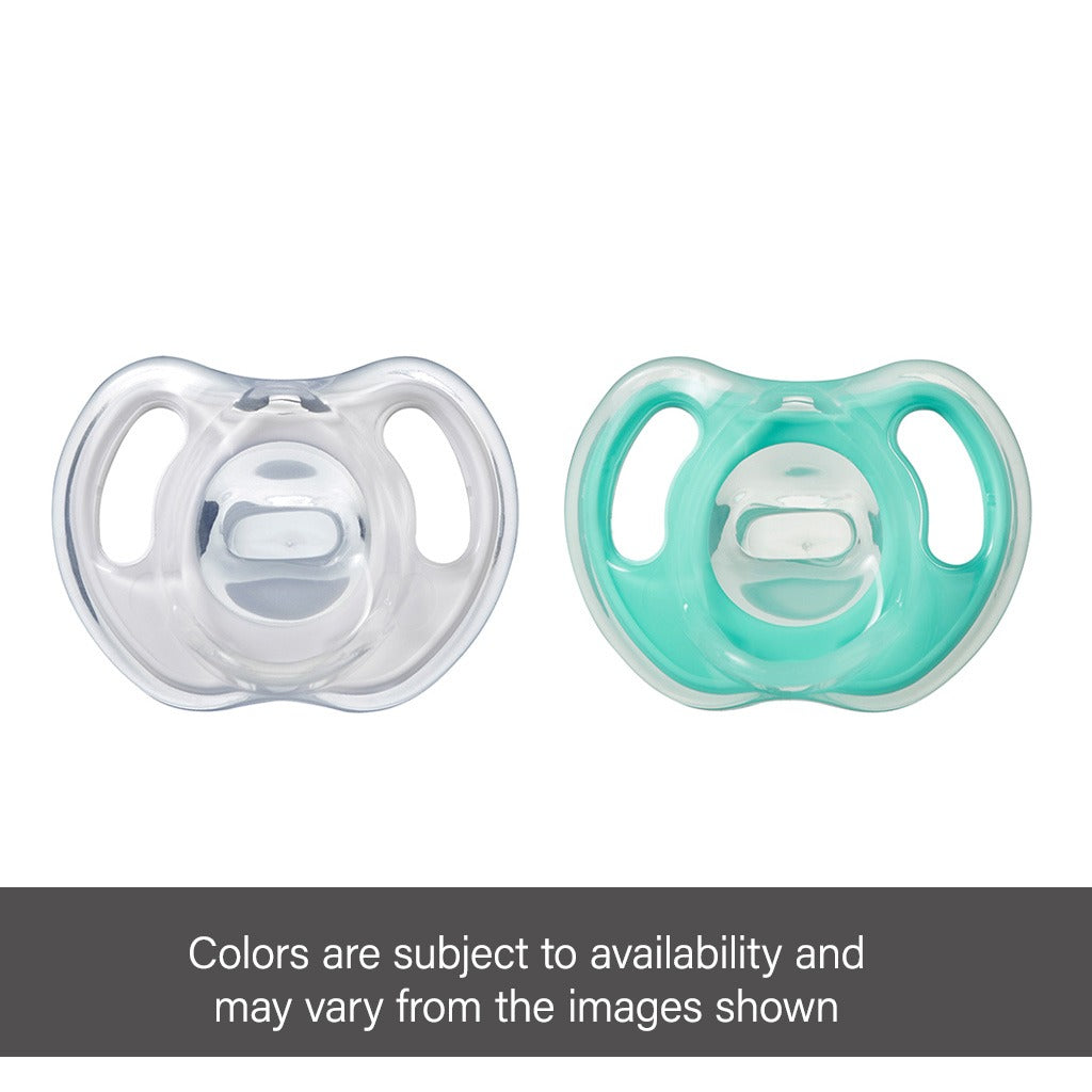 Tommee Tippee Ultra-Light Silicone Soother For 0-6 Months Babies-Pack Of 2 - Easy Pharmacy LLC