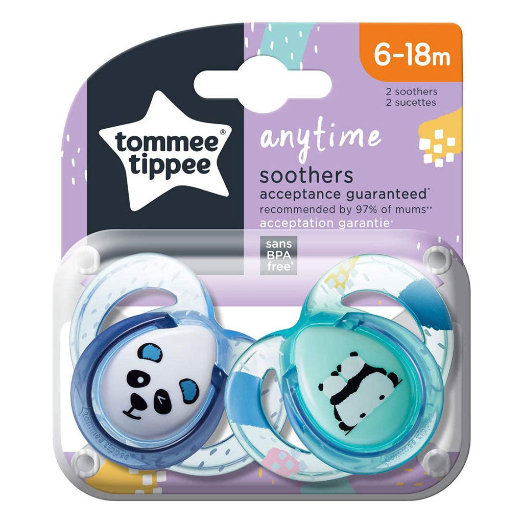Tommee Tippee Anytime Soother For 6-18 Months Babies-Pack Of 2 - Easy Pharmacy LLC