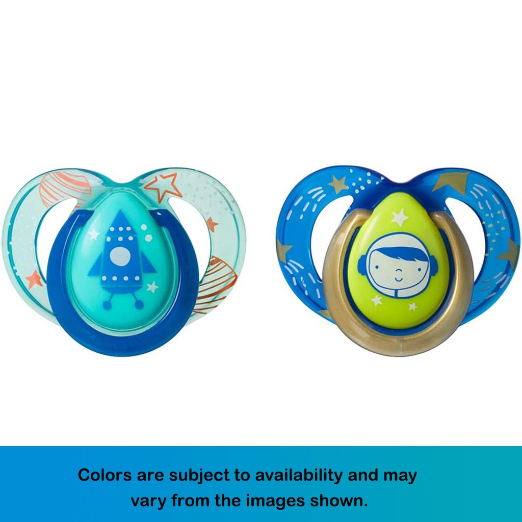 Tommee Tippee Nighttime Soother For Babies 6-18 Months Babies-Pack Of 2 - Easy Pharmacy LLC