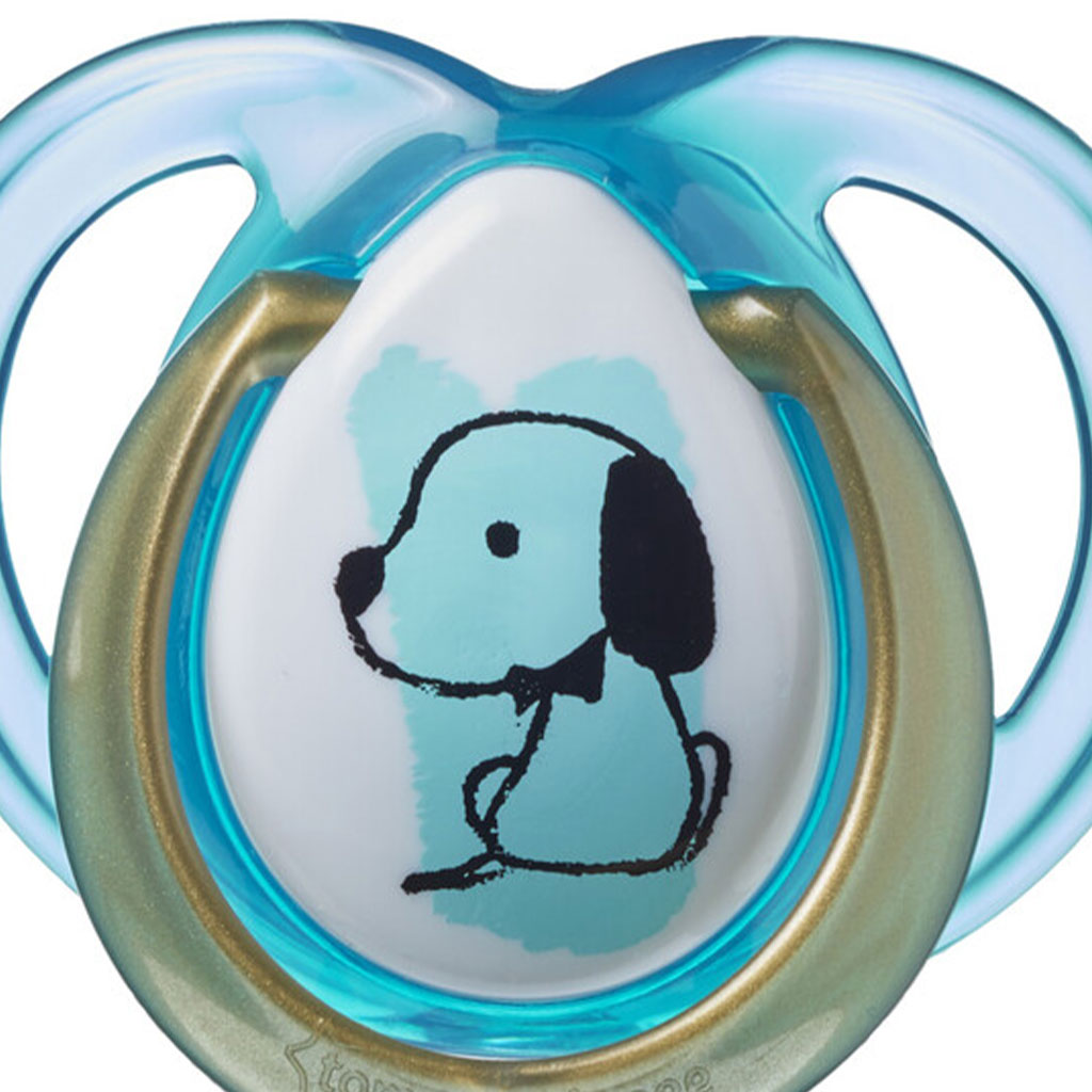Tommee Tippee MODA Orthodontic Soother For 0-6 Months Baby Boy-Pack Of 2 - Easy Pharmacy LLC