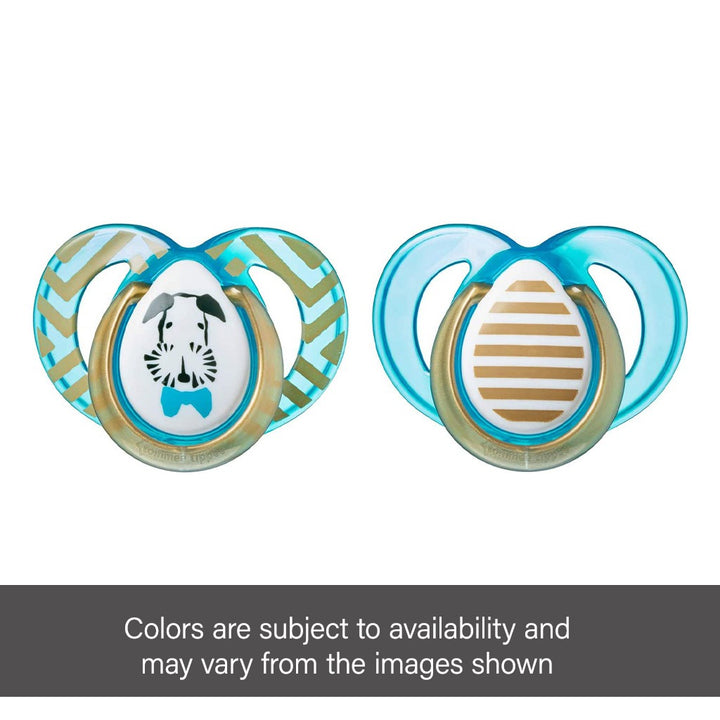 Tommee Tippee MODA Orthodontic Soother For 6-18 Months Baby Boy-Pack Of 2 - Easy Pharmacy LLC