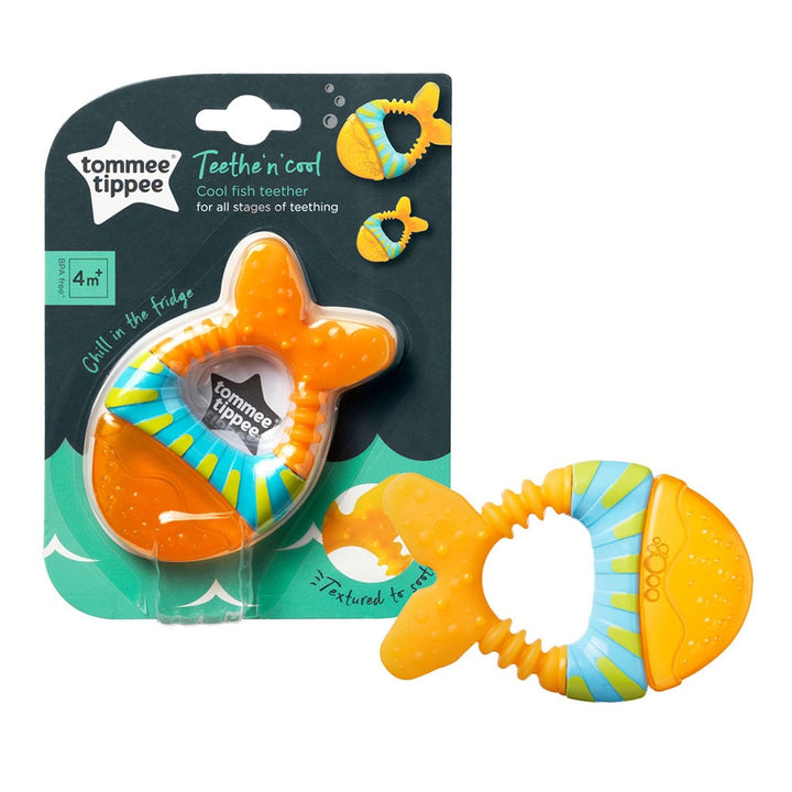 Tommee Tippee Teethe N' Cool Waterfilled Teether For 4 Months+ Baby-Orange - Easy Pharmacy LLC
