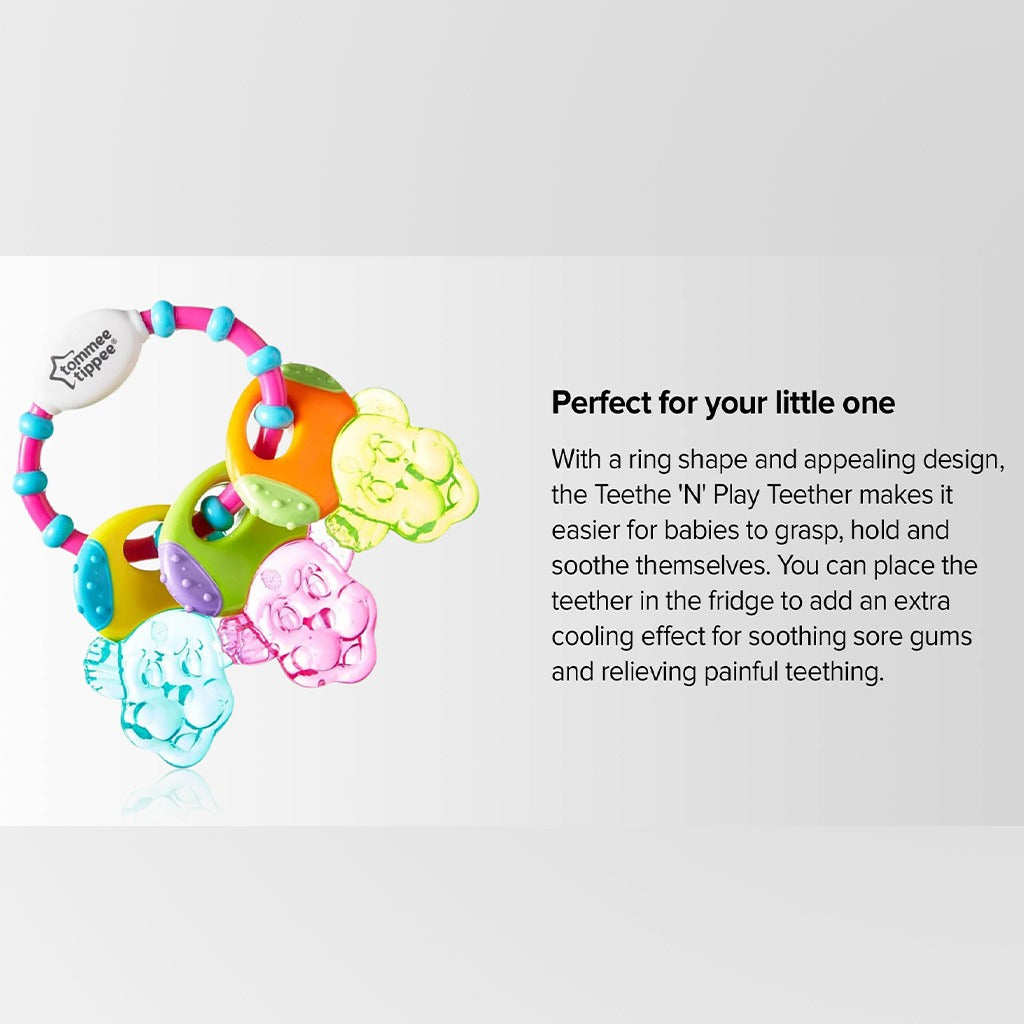 Tommee Tippee Teethe N' Play Waterfilled Teether For 6 Months+ Baby-Multi-Color - Easy Pharmacy LLC