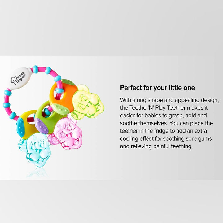 Tommee Tippee Teethe N' Play Waterfilled Teether For 6 Months+ Baby-Multi-Color - Easy Pharmacy LLC