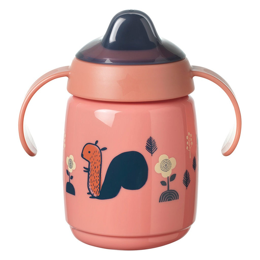Tommee Tippee Babies Superstar Sippee weaning Cup For 6 Months+ Babies-Pink 300ml - Easy Pharmacy LLC