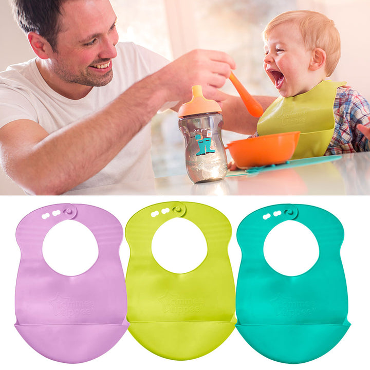 Tommee Tippee Roll & Go Bib For Babies Assorted-Pack of 1's - Easy Pharmacy LLC