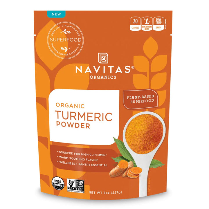 Navitas Organics Plant based Superfood Organic Turmeric Powder 227g - Easy Pharmacy LLC