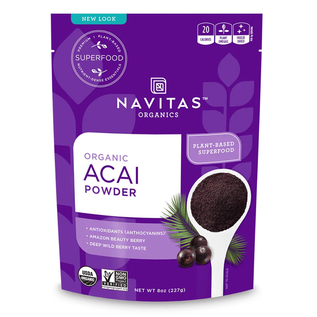 Navitas Organics Plant based Superfood Organic Acai Berry Powder 227g - Easy Pharmacy LLC