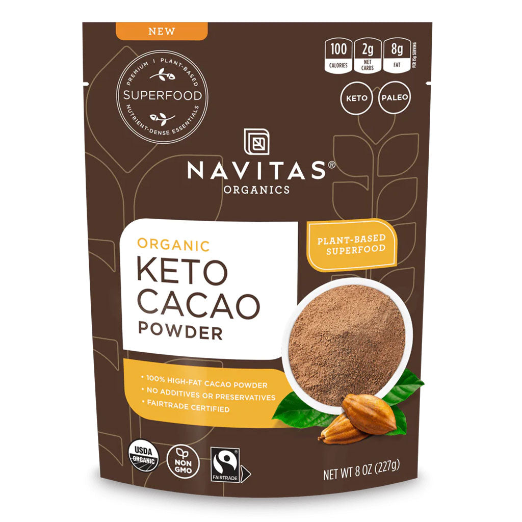 Navitas Organics Plant based Superfood Organic Keto Cacao Powder 227g - Easy Pharmacy LLC