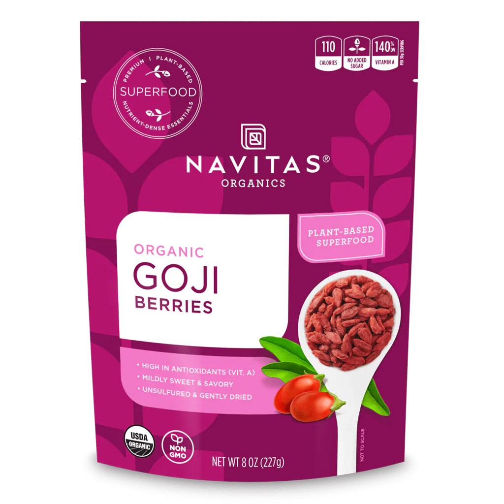 Navitas Organics Plant based Superfood Organic Goji Berries 227g - Easy Pharmacy LLC