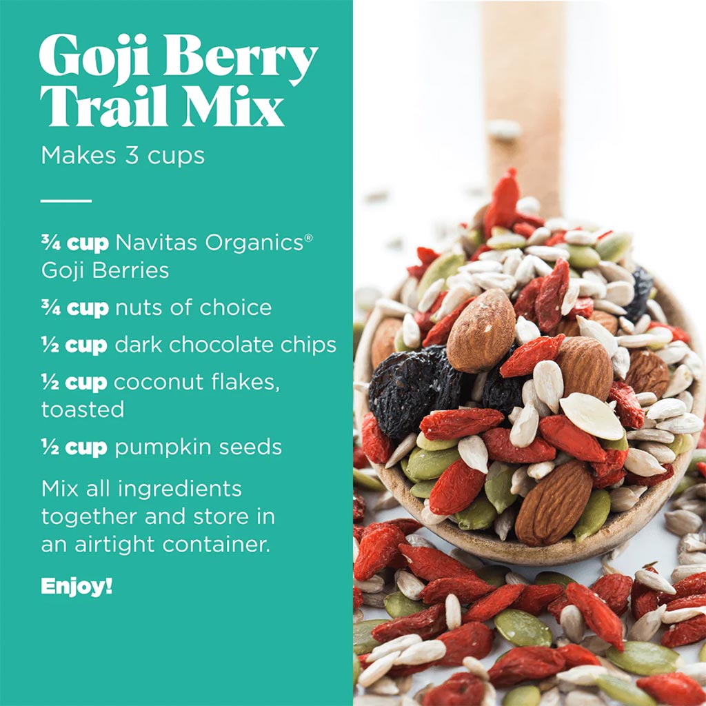 Navitas Organics Plant based Superfood Organic Goji Berries 227g - Easy Pharmacy LLC