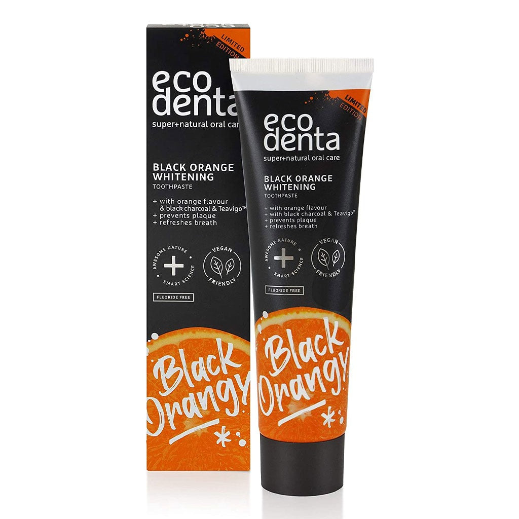 Ecodenta Fluoride Free Black Orange Whitening Toothpaste 100ml - Easy Pharmacy LLC