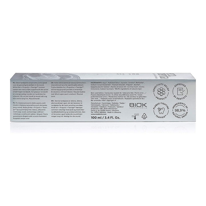 Ecodenta Triple Force Fluoride Free Toothpaste With White Clay And Propolis 100ml - Easy Pharmacy LLC