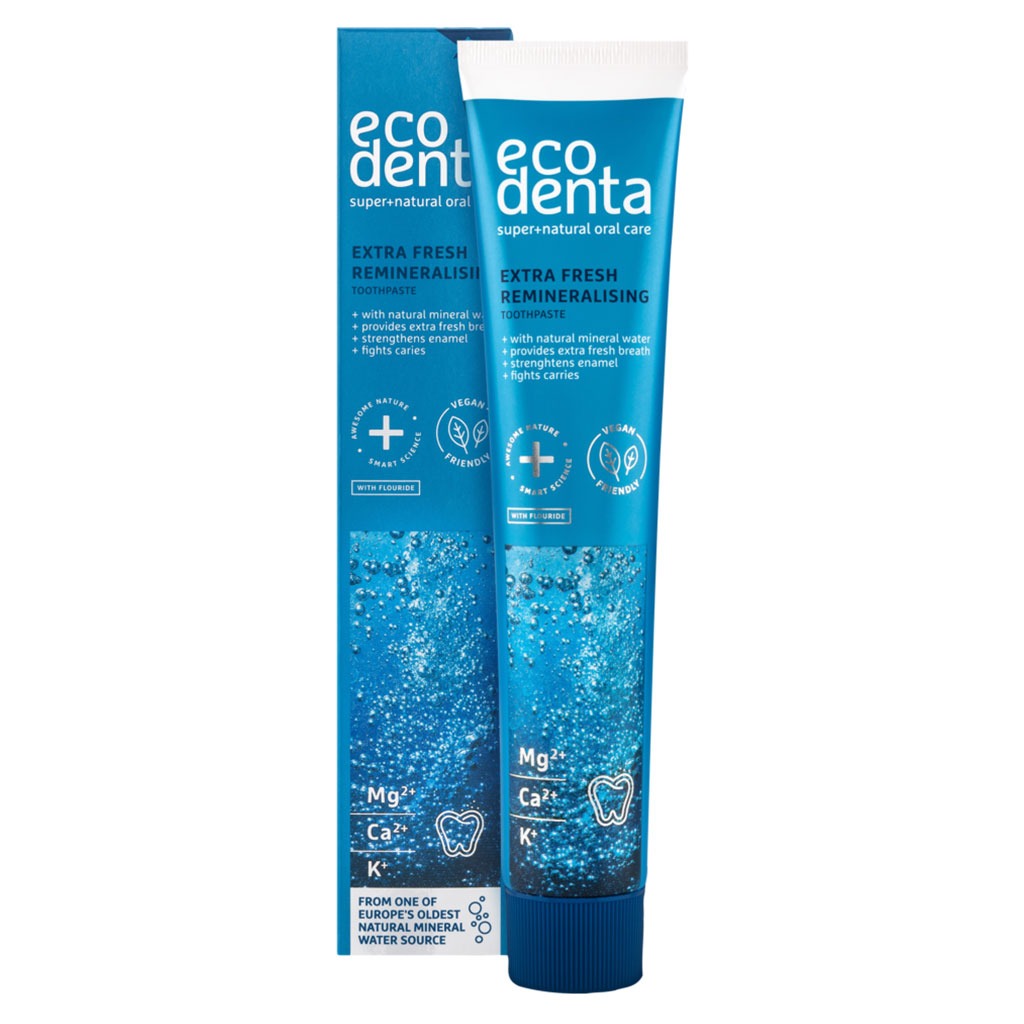 Ecodenta Extra Fresh And Remineralising Fluoride Toothpaste 75ml - Easy Pharmacy LLC