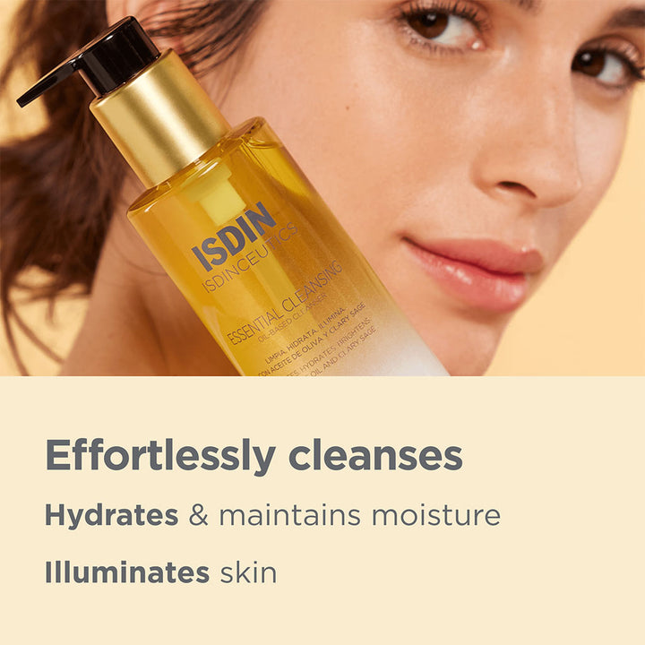 Isdin Isdinceutics Essential Cleansing Oil Based Facial Cleanser 200ml - Easy Pharmacy LLC