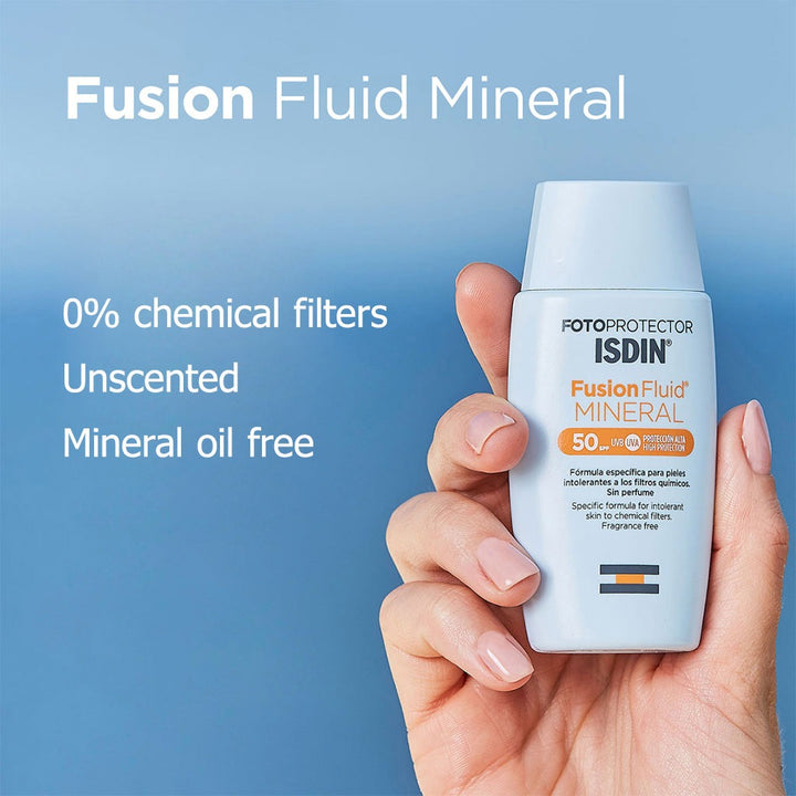 Isdin Fotoprotector Mineral Fusion Fluid with SPF50, 50ml - Easy Pharmacy LLC