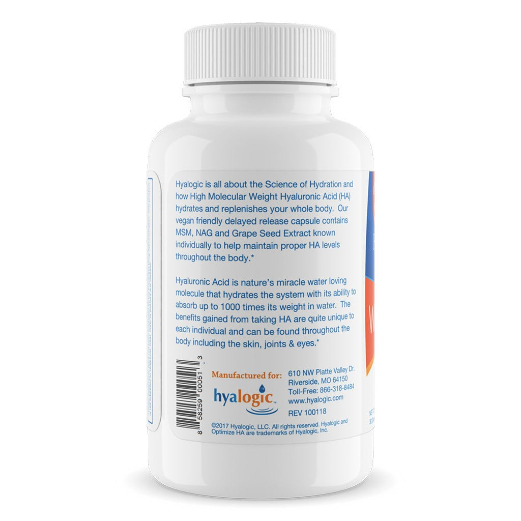 Hyalogic Optimize Hyaluronic Acid 120mg Capsules For Whole Body 30's - Easy Pharmacy LLC