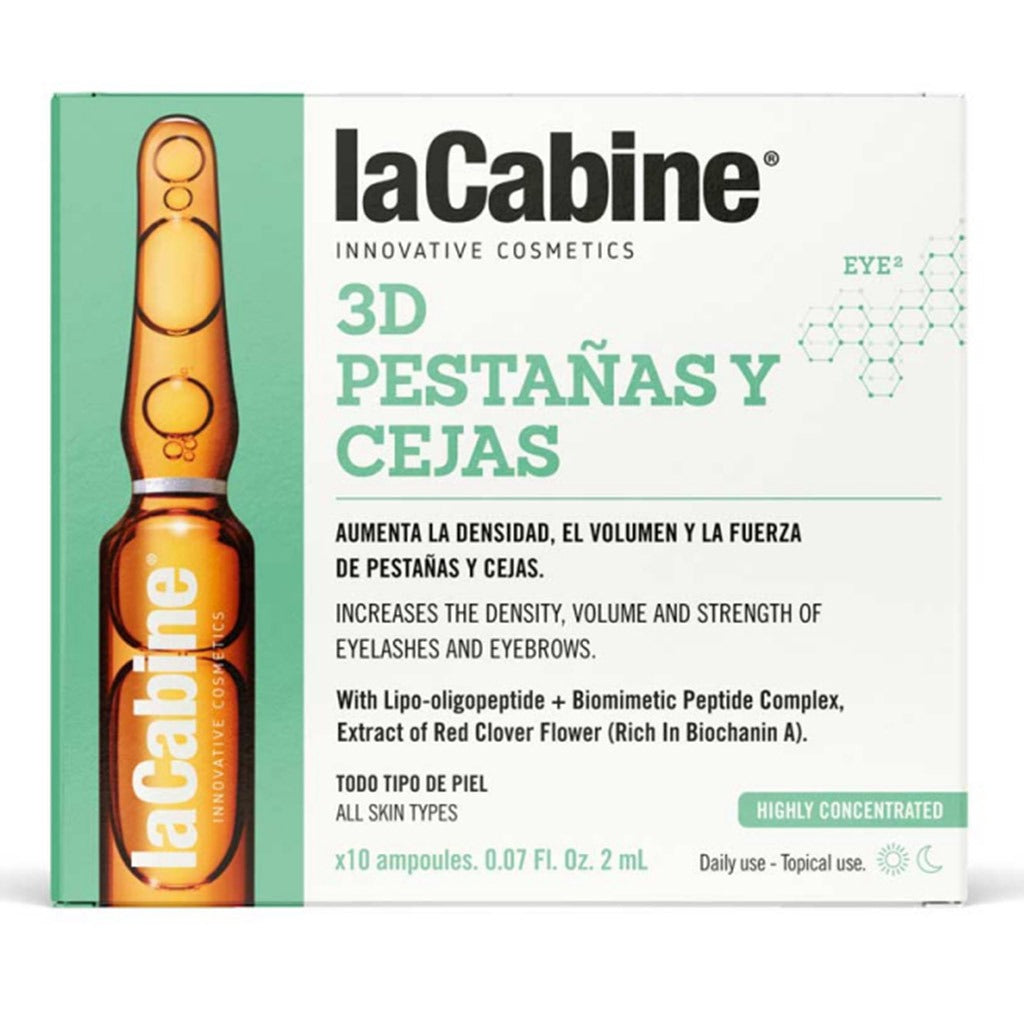 LaCabine 3D Eyelashes And Eyebrows Ampoules 2ml 10's - Easy Pharmacy LLC