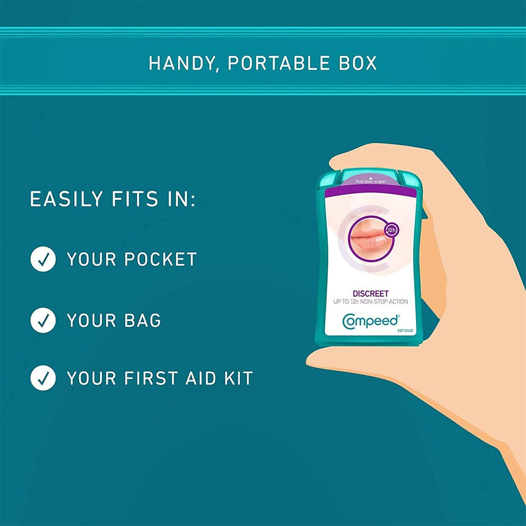 Compeed Discreet Cold Sore Healing Patch, Pack of 15's - Easy Pharmacy LLC