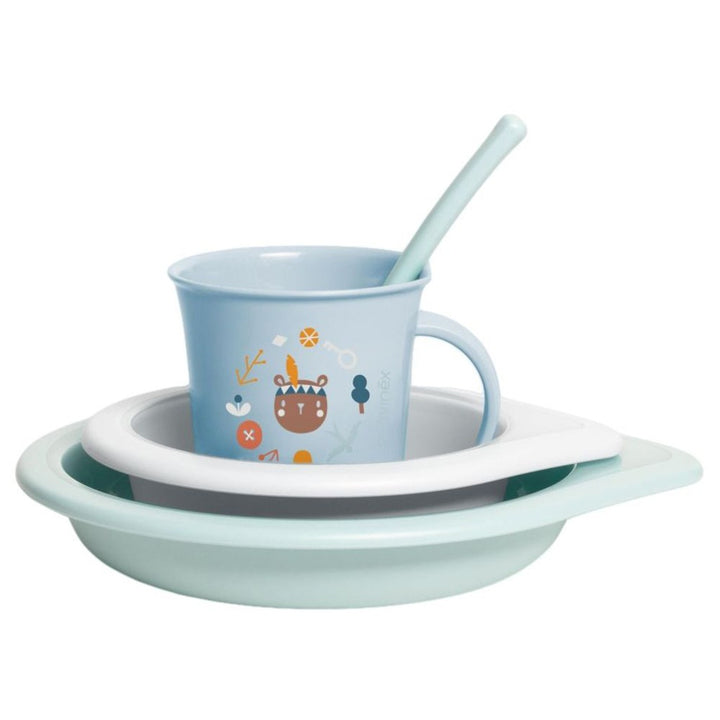 Suavinex Into the Forest Toddler Feeding 4 Piece Set For Baby Boys - Easy Pharmacy LLC