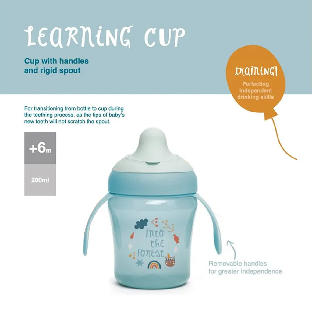 Suavinex Learning Cup Forest Blue For Babies L3 - Easy Pharmacy LLC