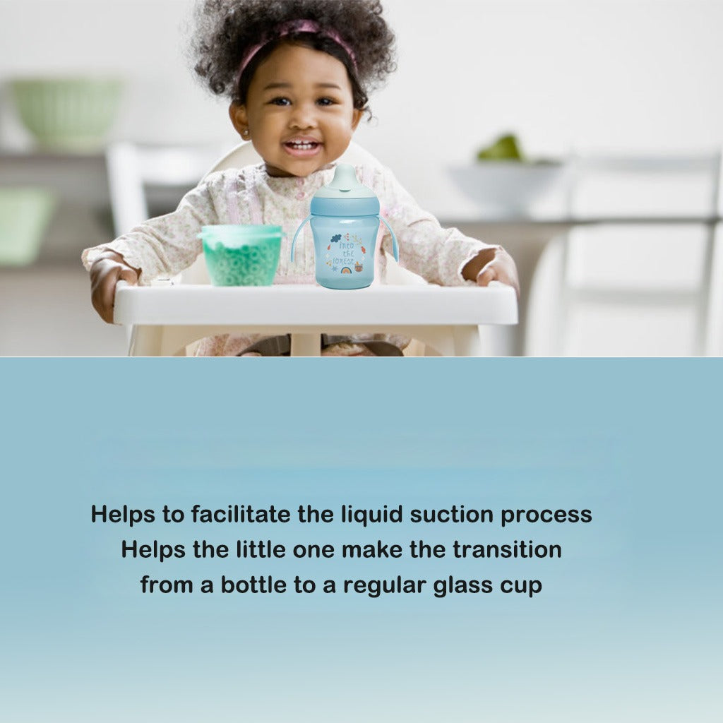 Suavinex Learning Cup Forest Blue For Babies L3 - Easy Pharmacy LLC