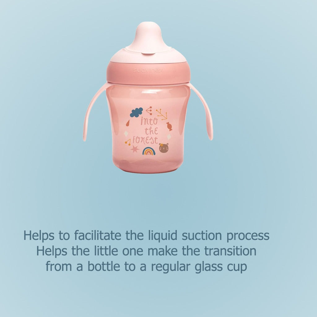Suavinex Learning Cup Forest Pink For Babies L3 - Easy Pharmacy LLC