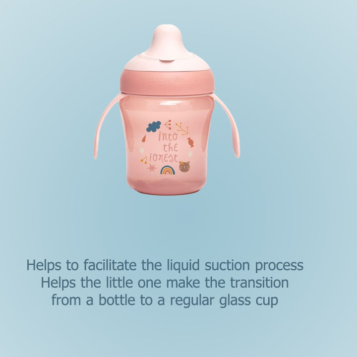 Suavinex Learning Cup Forest Pink For Babies L3 - Easy Pharmacy LLC