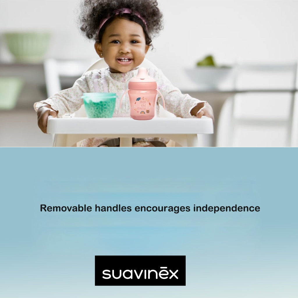 Suavinex Learning Cup Forest Pink For Babies L3 - Easy Pharmacy LLC