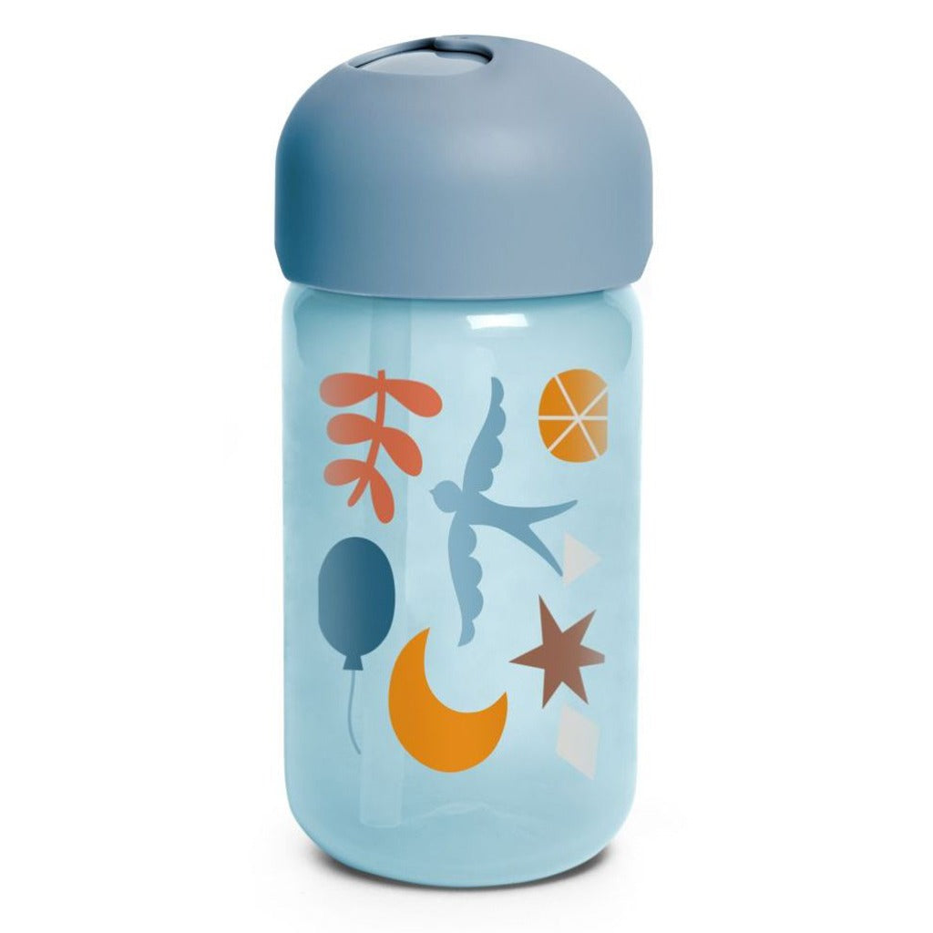 Suavinex Straw Trainer Bottle Forest Blue For Babies L3 - Easy Pharmacy LLC