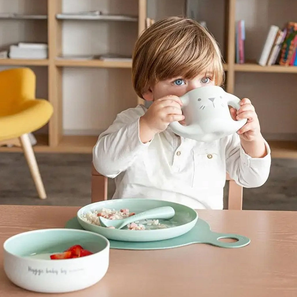 Suavinex Hygge Baby Toddler Feeding 5 Piece Set For 6 Months+ Baby Boy - Easy Pharmacy LLC
