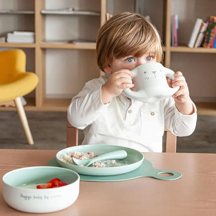 Suavinex Hygge Baby Toddler Feeding 5 Piece Set For 6 Months+ Baby Boy - Easy Pharmacy LLC