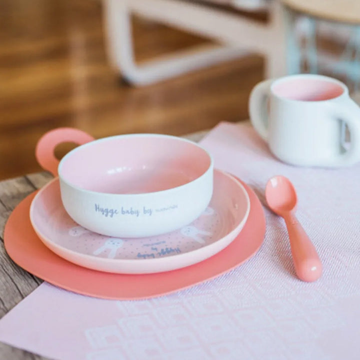 Suavinex Hygge Baby Toddler Feeding 5 Piece Set For 6 Months+ Baby Girl - Easy Pharmacy LLC