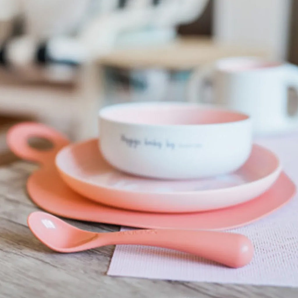 Suavinex Hygge Baby Toddler Feeding 5 Piece Set For 6 Months+ Baby Girl - Easy Pharmacy LLC