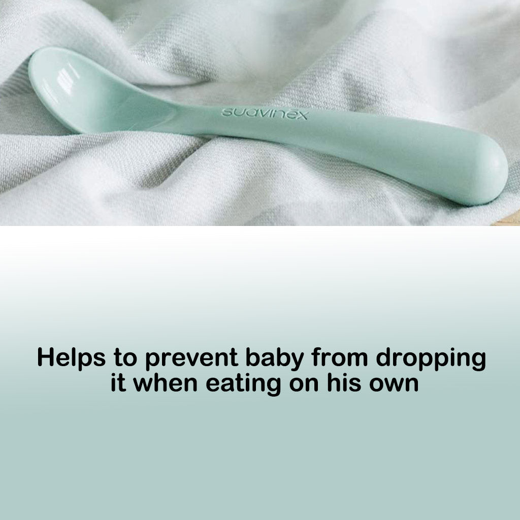 Suavinex Hygge Baby Silicone Spoon Green 1's - Easy Pharmacy LLC