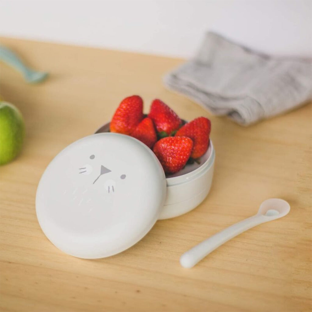 Suavinex Hygge Baby Silicone Spoon Grey 1's - Easy Pharmacy LLC