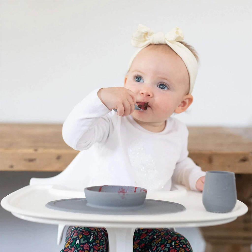 Suavinex Hygge Baby Silicone Spoon Grey 1's - Easy Pharmacy LLC